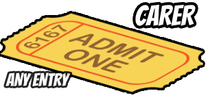 Carer with evidence – Anytime Entry